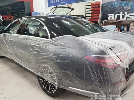 [인천썬팅] 메르세데스 벤츠 S400d 신차패키지 - 티나인 HT 썬팅, 아이언가드 유리막코팅, PPF 6종 작업.
