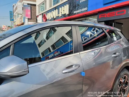 [인천썬팅] 스틸 그레이 The All New 스포티지 NQ5 - 아이나비 칼트윈 LX 썬팅 아이나비 블랙박스 Z7000 도어컵 PPF 코일매트 작업