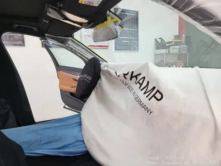 [인천하버캠프] BMW 520i 신차패키지 - 하버캠프 세라믹본드 썬팅 · 아이언가드 UE-10 유리막코팅 · PPF 7종 작업