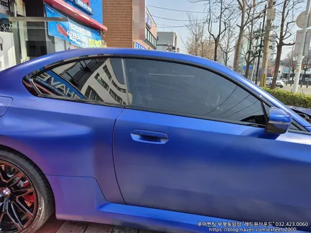 [인천썬팅] 2025 BMW 뉴 M2 프로즌 포티마오 블루 에디션 - 루마 버텍스900 썬팅 · PPF 3종