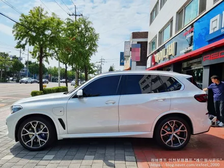 [인천썬팅] BMW X5 신차패키지 - 하버캠프 세라믹본드 썬팅, 블랙박스 QXD5000, 보조배터리 케어셀 CX6A, 아이언가드 유리막코팅, 아이언가드 가죽코팅, PPF 9종작업