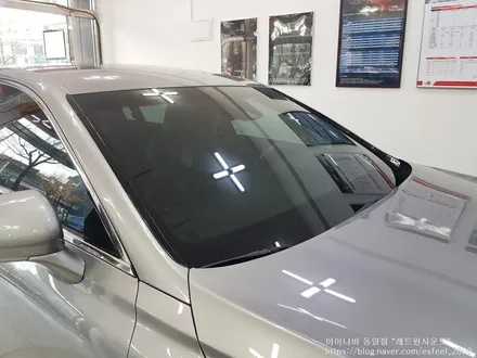 [인천썬팅] 세빌실버 제네시스 G90과 아이나비 칼트윈 솔리드 차콜  RX 필름의 조합.