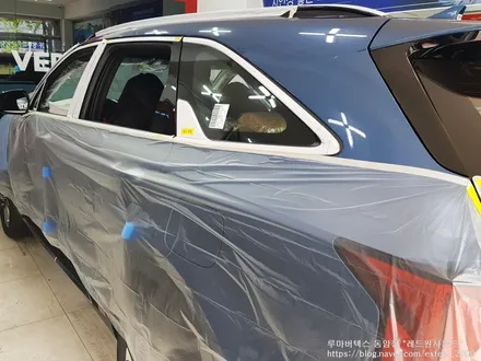 [인천썬팅] 미네랄 블루 쏘렌토 MQ4 루마 버텍스 900 / 700 썬팅작업.