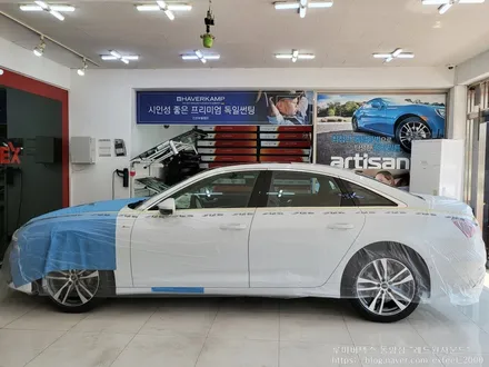 [인천썬팅] The new Audi A6 아이나비 칼트윈 GR 썬팅 아이나비 하이패스 IHP-10 PPF 2종 작업.