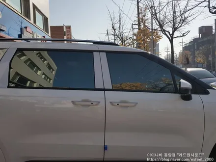 [인천아이나비] THE 2022 카니발 KA4 - 아이나비 칼트윈 GR 썬팅 · 아이나비 블랙박스 A700 · 세원 사이드스텝 장착 작업