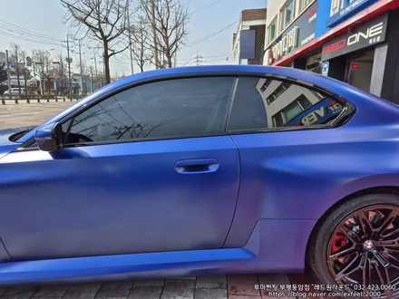 [인천썬팅] 2025 BMW 뉴 M2 프로즌 포티마오 블루 에디션 - 루마 버텍스900 썬팅 · PPF 3종
