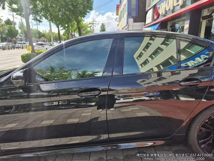 [인천썬팅] BMW M5 - 레인보우 VS200 / V90 썬팅 재작업 · 아이나비 QXD MEGA2 4채널 블랙박스 장착