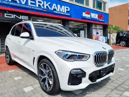 [인천썬팅] BMW X5 신차패키지 - 하버캠프 세라믹본드 썬팅, 블랙박스 QXD5000, 보조배터리 케어셀 CX6A, 아이언가드 유리막코팅, 아이언가드 가죽코팅, PPF 9종작업