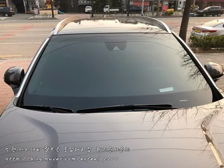 싼타페TM 마그네틱포스 색상과 어울리는 명품썬팅 아이나비 칼트윈 RX