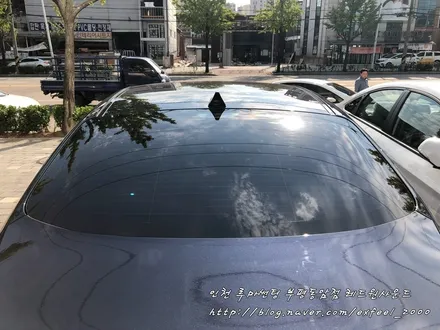 시인성 좋은 열차단썬팅 필름 루마 래티튜드 - 그랜저 IG