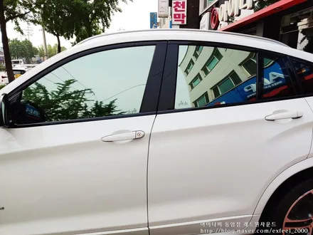 [인천썬팅] BMW X4, 아이나비 칼트윈 반사필름 ER 썬팅재작업