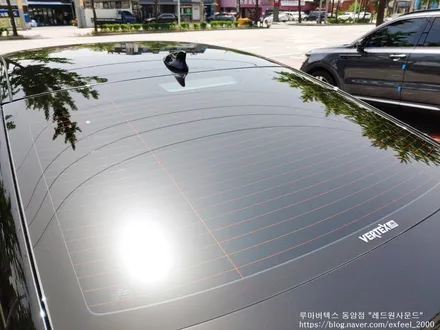 [인천썬팅] 2021 오로라 블랙 펄 K8 - 루마 버텍스 300 썬팅, 아이나비 블랙박스 Z5000PLUS, 아이언가드 유리막코팅, 코일매트, 도어컵 PPF 작업.
