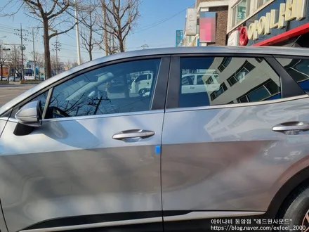 [인천썬팅] 스틸 그레이 The All New 스포티지 NQ5 - 아이나비 칼트윈 LX 썬팅 아이나비 블랙박스 Z7000 도어컵 PPF 코일매트 작업