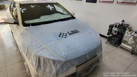 [인천썬팅] The New K3 신차패키지 - 티나인 R100 썬팅 아이나비 블랙박스 Z7000 아이언가드 유리막코팅 코일매트 작업.