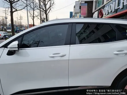 [인천썬팅] The all-new 스포티지 NQ5 하이브리드 신차패키지 - 루마 버텍스 700 썬팅 아이나비 블랙박스 Z7000 아이언가드 유리막코팅 PPF 2종 코일매트 작업.
