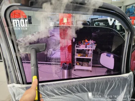 [인천썬팅] 기아자동차 레이 루마 버텍스 700 / 300 썬팅 재작업.