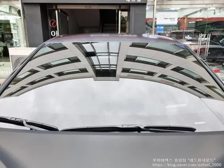 [인천루마썬팅] 본드실버 제네시스 G70 신차패키지 - 루마 버텍스 900 / 700 썬팅 아이나비 블랙박스 QXD7000 코일매트 작업.