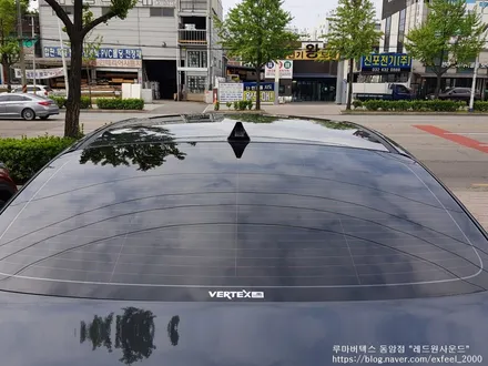 [인천썬팅] The New K3 루마 버텍스 700 썬팅 아이나비 블랙박스 Z7000 장착