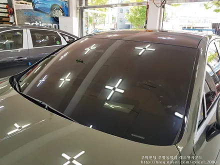 [인천썬팅] 핀도스그린 제네시스 G80, 루마 버텍스900 썬팅작업