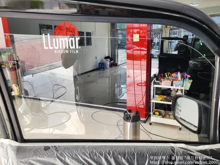 [인천썬팅] 기아자동차 레이 루마 버텍스 700 / 300 썬팅 재작업.