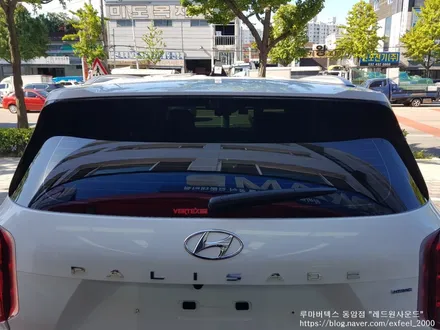 [인천루마썬팅] 더 뉴 팰리세이드 - 루마 버텍스 900 / 700 썬팅 · 아이나비 블랙박스 QXD7000 작업
