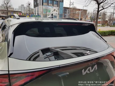 [인천아이나비] 정글우드그린 스포티지 NQ5 - 아이나비 칼트윈 RX 썬팅 · 파인뷰 블랙박스 LX7000 · 아이언가드 UE-10 유리막코팅