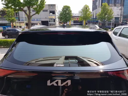 [인천썬팅] THE 2023 스포티지 NQ5 - 레인보우 V90 썬팅 · 파인뷰 블랙박스 LXQ500 · 보조배터리 에코파워팩 S8 · PPF 3종 작업