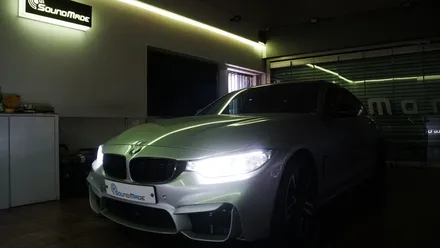 BMW 4 스마트폰과 연동되는 엠비언트 라이트 시공후기 / 부산 진구, 김해