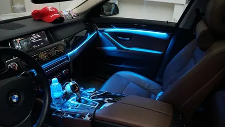 BMW 520D F10 엠비언트 시공기 / 부산 진구, 김해