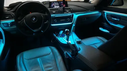 BMW 4 스마트폰과 연동되는 엠비언트 라이트 시공후기 / 부산 진구, 김해