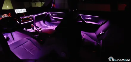 부산 bmw 4시리즈 비노출엠비언트 시공기 / BMW / 4시리즈 / 부산 진구