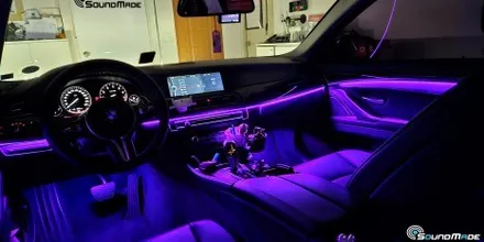 BMW 5시리즈 F10 비노출엠비언트 시공기! / 부산 진구, 김해