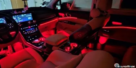 KA4카니발 글로우모션 무빙엠비언트 시공기 / 부산 진구, 김해
