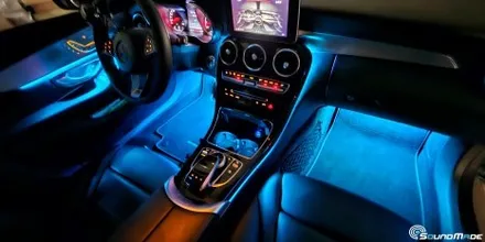 BENZ C200 순정엠비언트 광량업 시공기! / 부산 진구, 김해