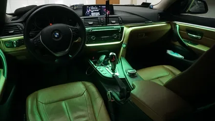 BMW 4 스마트폰과 연동되는 엠비언트 라이트 시공후기 / 부산 진구, 김해