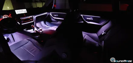 부산 bmw 4시리즈 비노출엠비언트 시공기 / BMW / 4시리즈 / 부산 진구