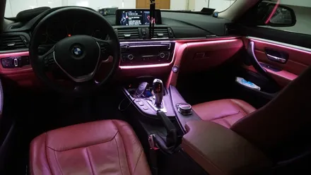 BMW 4 스마트폰과 연동되는 엠비언트 라이트 시공후기 / 부산 진구, 김해