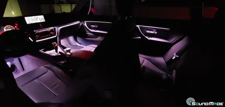부산 bmw 4시리즈 비노출엠비언트 시공기 / BMW / 4시리즈 / 부산 진구