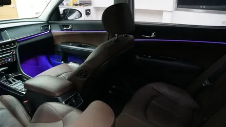 부산 K5 2세대 블랙 광섬유 엠비언트 무드등 시공 / 부산 진구, 김해