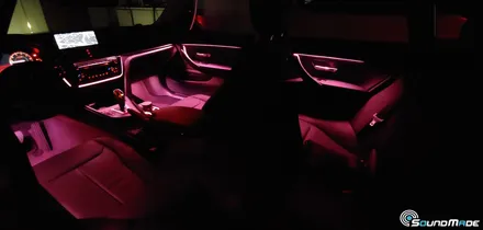 부산 bmw 4시리즈 비노출엠비언트 시공기 / BMW / 4시리즈 / 부산 진구