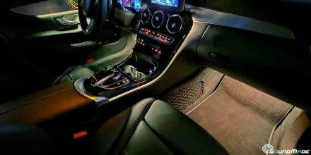 BENZ C200 순정엠비언트 광량업 시공기! / 부산 진구, 김해