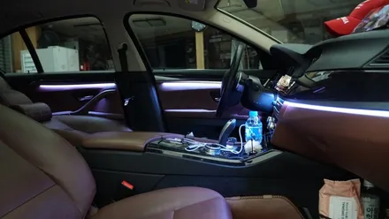 BMW 520D F10 엠비언트 시공기 / 부산 진구, 김해