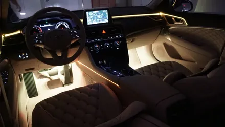 부산 제네시스 G70 프런트패키지 광섬유 엠비언트 실내 튜닝 / 부산 진구, 김해