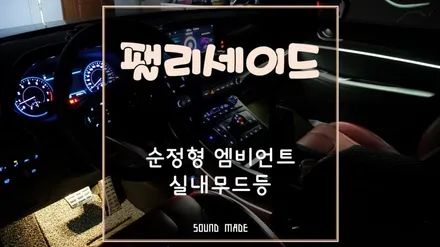 부산[팰리세이드] 순정형 엠비언트 실내무드등 튜닝 / 부산 진구, 김해