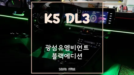 부산[K5DL3] 광섬유엠비언트 블랙에디션 시공 / 부산 진구, 김해