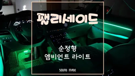부산 팰리세이드 순정형 엠비언트 라이트 시공후기 / 부산 진구, 김해