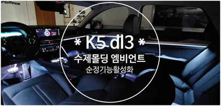 K5 dl3 수제몰딩 엠비언트 끝! / 부산 진구, 김해