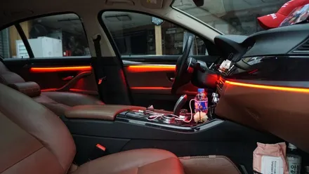 BMW 520D F10 엠비언트 시공기 / 부산 진구, 김해