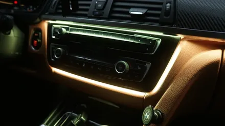 BMW 4 스마트폰과 연동되는 엠비언트 라이트 시공후기 / 부산 진구, 김해