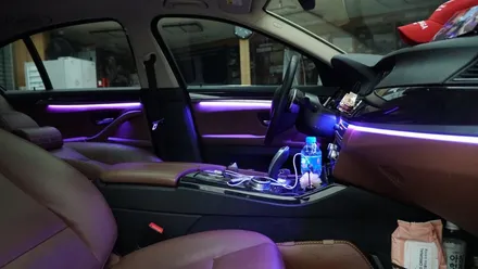 BMW 520D F10 엠비언트 시공기 / 부산 진구, 김해